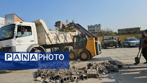 برگزاری مراسم متمرکز مانور زلزله و ایمنی مدارس در سرخنکلاته