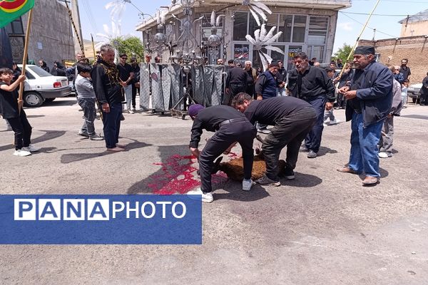 آیین عزاداری عاشورای حسینی در خوجین شهرستان خلخال
