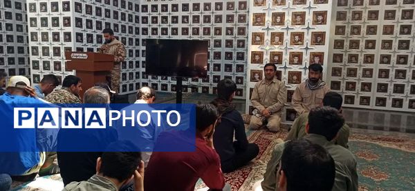 حضور ۲۰۰ نفر از بسیجیان نورآباد در یادمان شهدای عملیات مرصاد