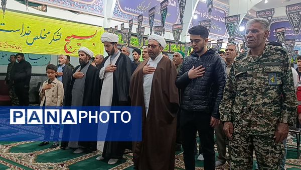 جلوه‌هایی از اقتدار بسیجیان در مسجد صاحب الزمان آشخانه 