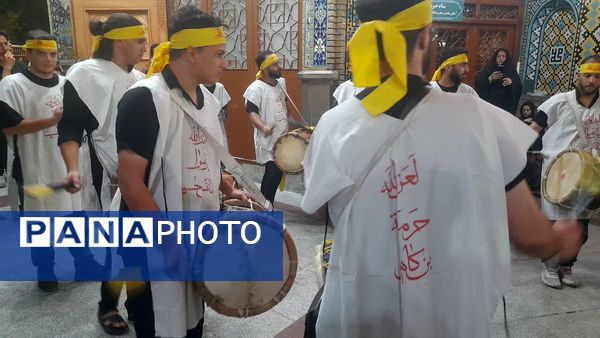 حرم حضرت معصومه(س) در شب شهادت برادر