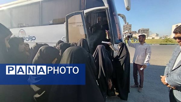 اعزام بیش از ۸۰ دانش‌آموز دختر از لیردف و جاسک به مناطق عملیاتی جنوب