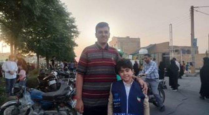 برپایی جشن کیلومتری عید غدیر در کاشان