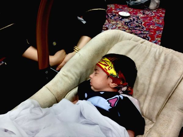 حضور حماسی جوانان و نوجوانان در شب هشتم محرم کاشمر