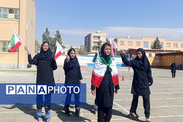 افتتاحیه المپیاد ورزشی درون مدرسه ای در دبیرستان مهر نیشابور