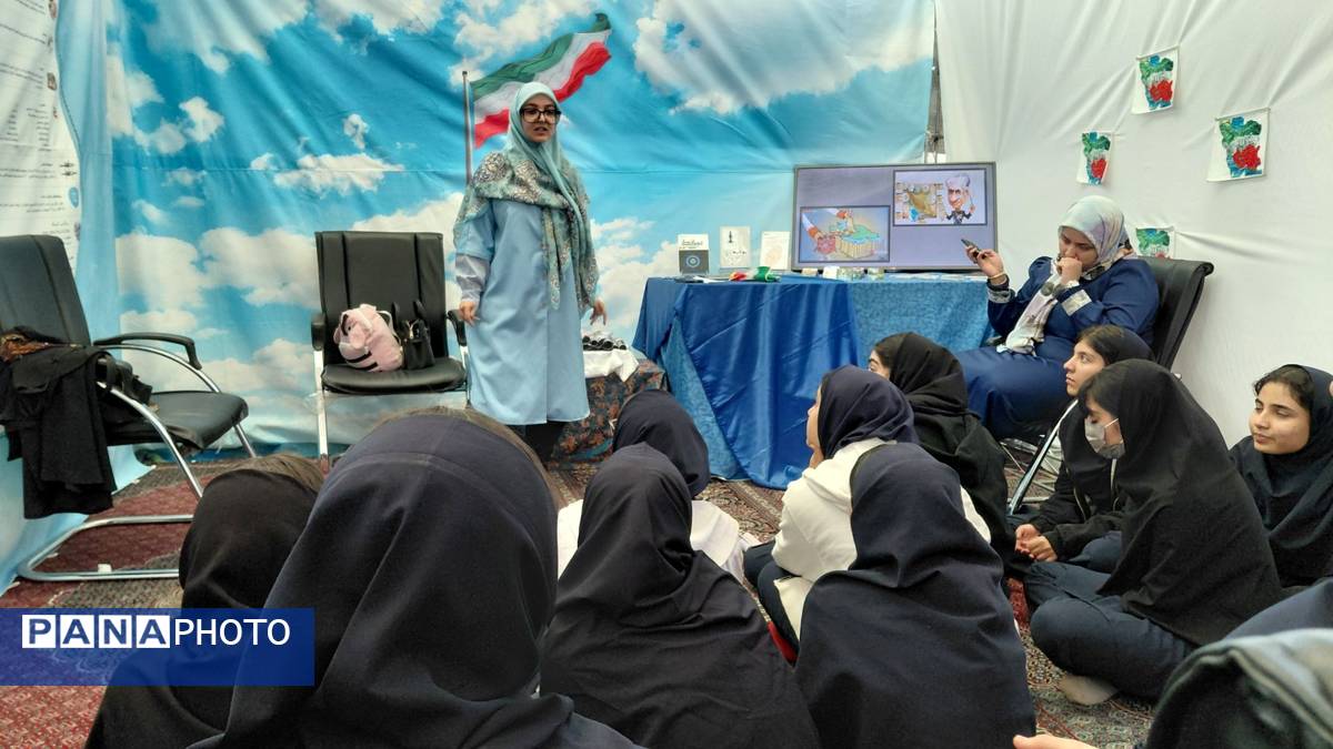 اردوی عملی آمادگی دفاعی دانش آموزان صالحین 