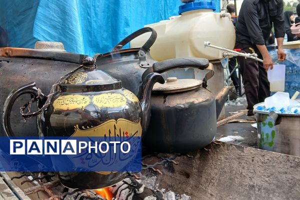 برپایی موکب عشاق الحسین سازمان دانش‌آموزی شهر تهران