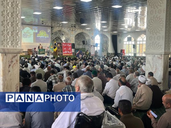 نماز جمعه و تقدیر از سربازان شهرستان کاشمر 