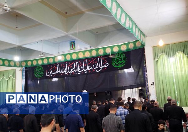 مراسم عاشورای حسینی در مسجد شهدای گمنام نیشابور 