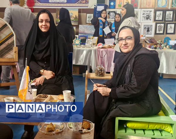 افتتاح نمایشگاه دست‌سازه‌های هنرجویان هنرستان‌های محمودآباد 