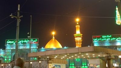 اعزام کاروان زیارتی کربلای معلی از کامیاران با حضور خانواده شهدا و مداحان بسیجی