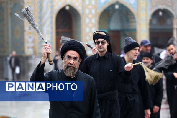 مراسم عزاداری سالروز شهادت امام هادی(ع) در حرم حضرت معصومه(س)