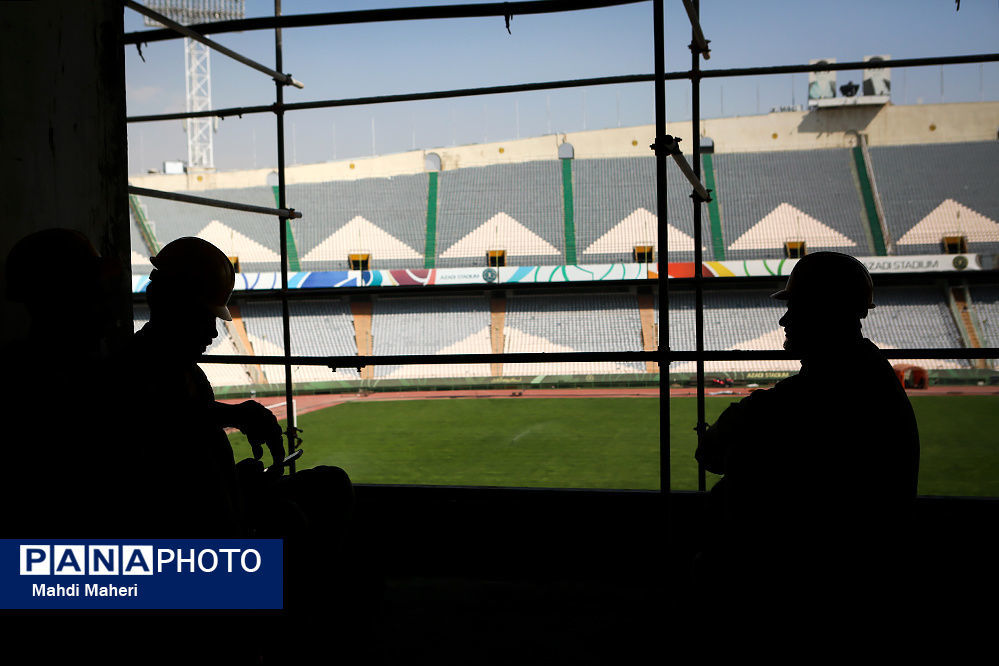 چمن ورزشگاه آزادی هیبریدی خواهد شد 