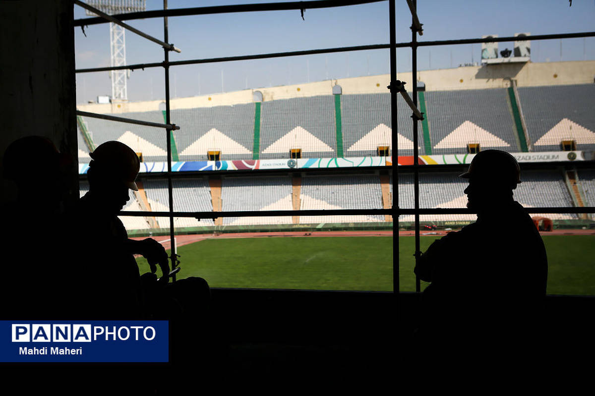 چمن ورزشگاه آزادی هیبریدی خواهد شد 