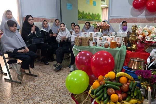 یلدا؛ پیوند شادی و فرهنگ در دبستان شهید آقچه‌لو 