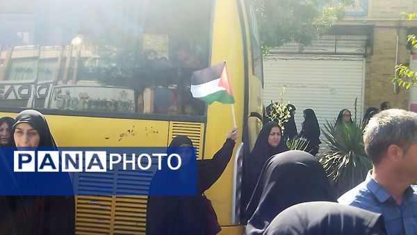 راهپیمایی بشارت نصر در نیشابور 