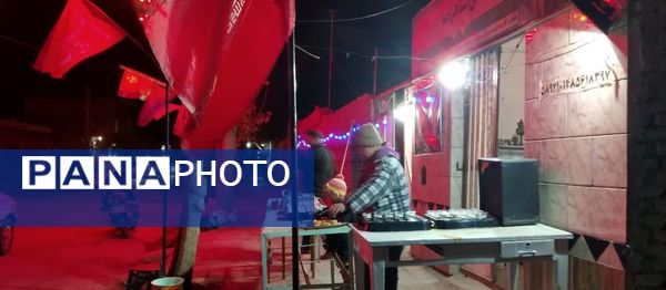 ایستگاه صلواتی جشن میلاد حضرت زهرا (س) در هیئت شاهزاده علی اصغر فدافن