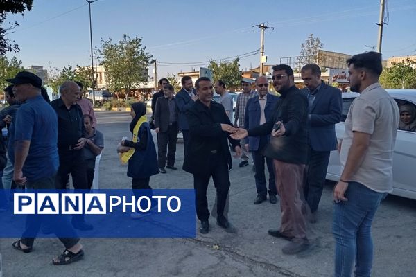 برپایی موکب سازمان دانش‌آموزی شهرستان فاروج