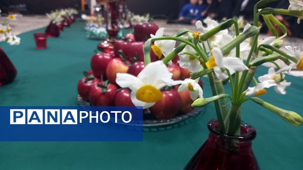 برپایی سفره‌ حضرت ام‌البنین سلام الله در شهرستان صومعه‌سرا