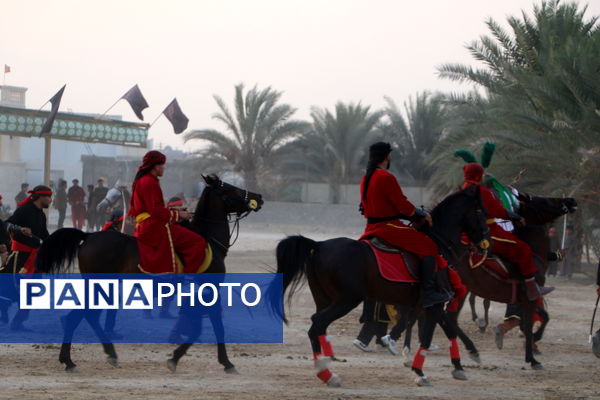 بازآفرینی نوجوان کربلا زیر آسمان لامرد