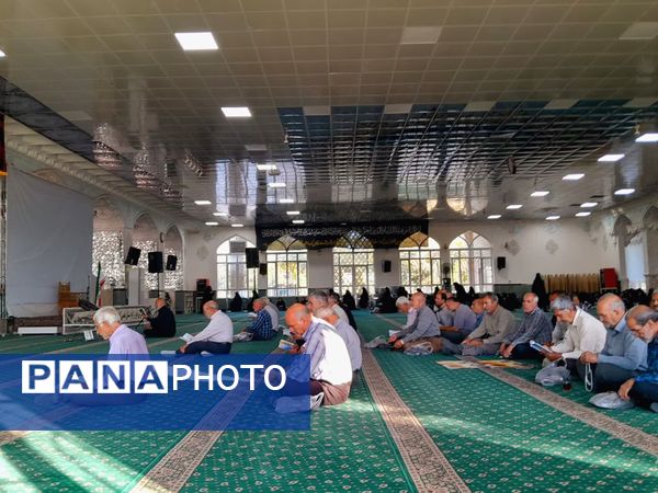 عطر ندبه در امام زاده سید حمزه (ع)  کاشمر پیچید
