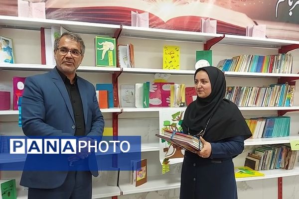 افتتاح کتابخانه دبستان شهید سلیمی جهرمی کهریزک 