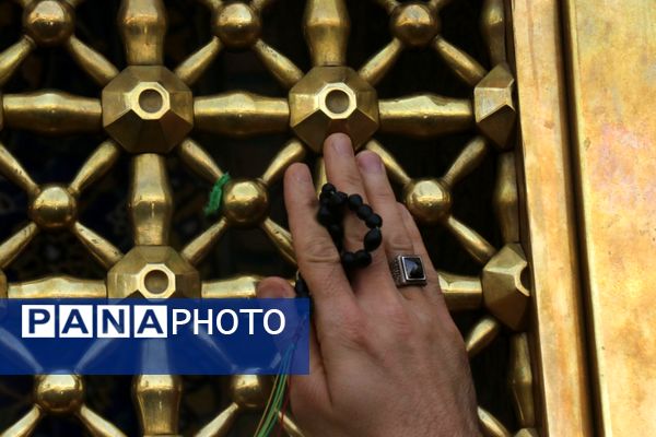 آسمان حرم مطهر رضوی غرق در نوای علمدار نیامد