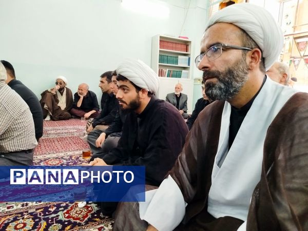 مجلس عزای حسینی در حوزه علمیه امام صادق (ع) کاشمر