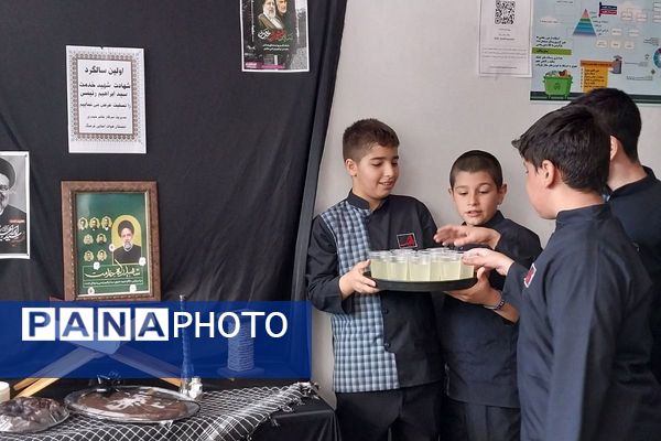 یاد و خاطره شهدای خدمت در مدرسه فرهنگ در اولین سالگرد شهادت شهدای خدمت