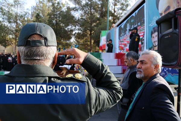 آیین استقبال از پیکرهای مطهر شهدای گمنام در بهشت معصومه(س)