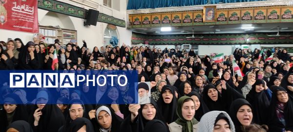 اجتماع بزرگ شیروانی‌ها در محکومیت جنایات صهیونسیتها با سخنرانی «سحر امامی»