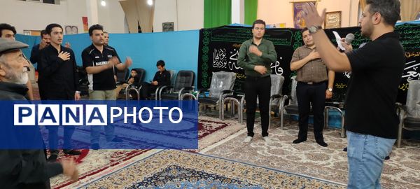 مراسم عزاداری شب عاشورای حسینی در مسجد محمد رسول (ص) حسین آباد شیروان