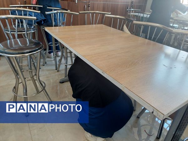 مانور زلزله در مدرسه مرحوم عباسی ملکان