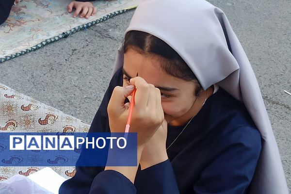 برگزاری مراسم صبحانه سلامت در دبیرستان بعثت ناحیه یک شهرری