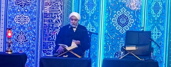 مراسم احیای شب نوزدهم رمضان در امام زاده سید عباس شهرستان بجنورد استان خراسان شمالی