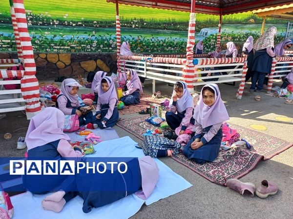 اردوی حیاطی و جشن آخر سال در دبستان دخترانه شاهد تحقیقی ناحیه ۶