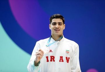 مدال برنز شناگر ۱۵ ساله ایران در بازی‌های کشورهای اسلامی