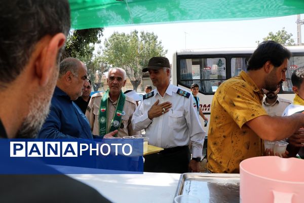 بازدید مشاور وزیر از موکب‌های سازمان دانش‌آموزی آذربایجان غربی