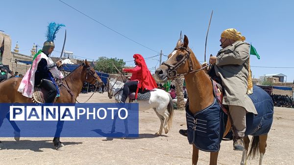 تعزیه‌خوانی روز عاشورا در روستای سلطان میدان خراسان رضوی