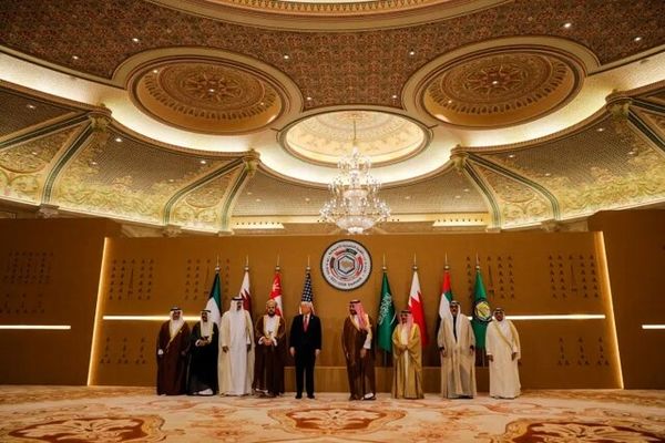 نشست سران شورای همکاری خلیج فارس و آمریکا در ریاض