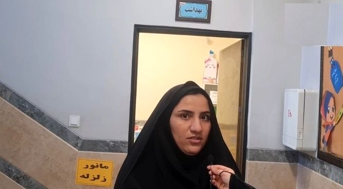 مانور زلزله در مدرسه شاهد شهید هندویان