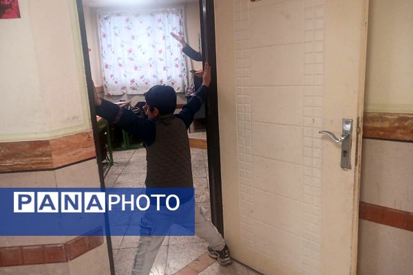 مانور زلزله در مدارس شهرستان ملارد