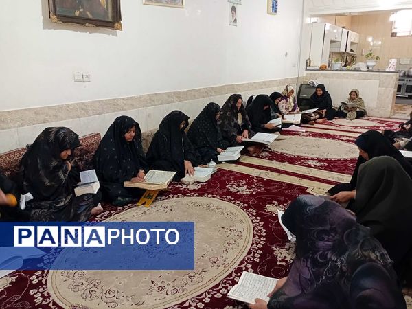 جلسات قرائت قرآن در ایام محرم در خلیل آباد