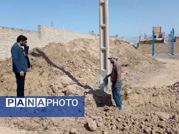 فدافن در مسیر آبادانی