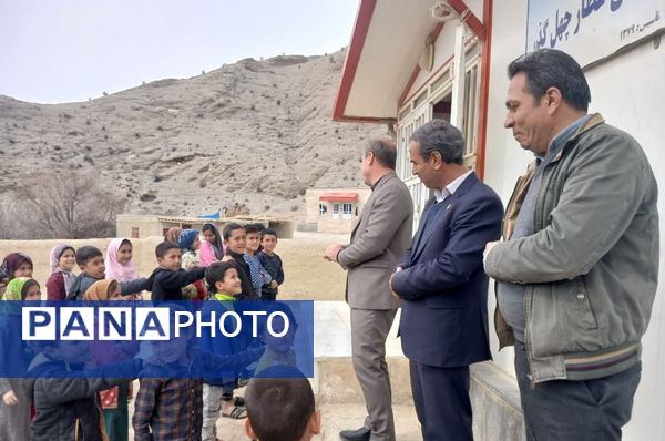 بازدید مدیر آموزش وپرورش مانه و سملقان از مدارس روستایی شهرستان مانه