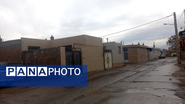 بارش  باران پاییزی در نیشابور