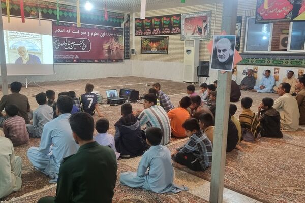 مراسم گرامیداشت شهید جهادگر حاج حمید حیدری در روستای مزرعه شهید بهشتی 