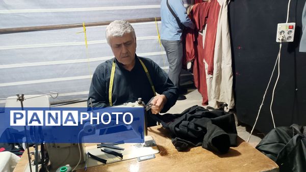 شبیه‌سازی مسیر پیاده‌روی نجف اشرف تا کربلای معلی در پایانه اتوبوس رانی عاشق‌آباد