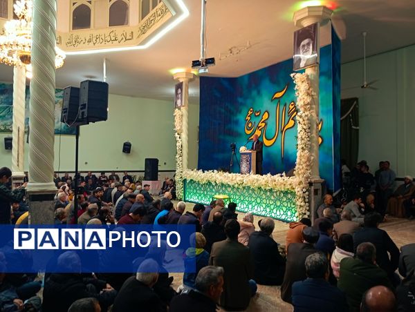 مراسم ولادت حضرت قائم (عج) در هیات مهدیه کاشمر