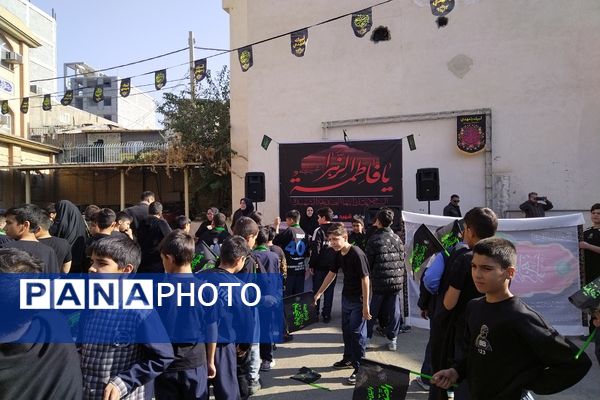 برپایی مراسم سوگواری بانوی دو عالم حضرت فاطمه (س)